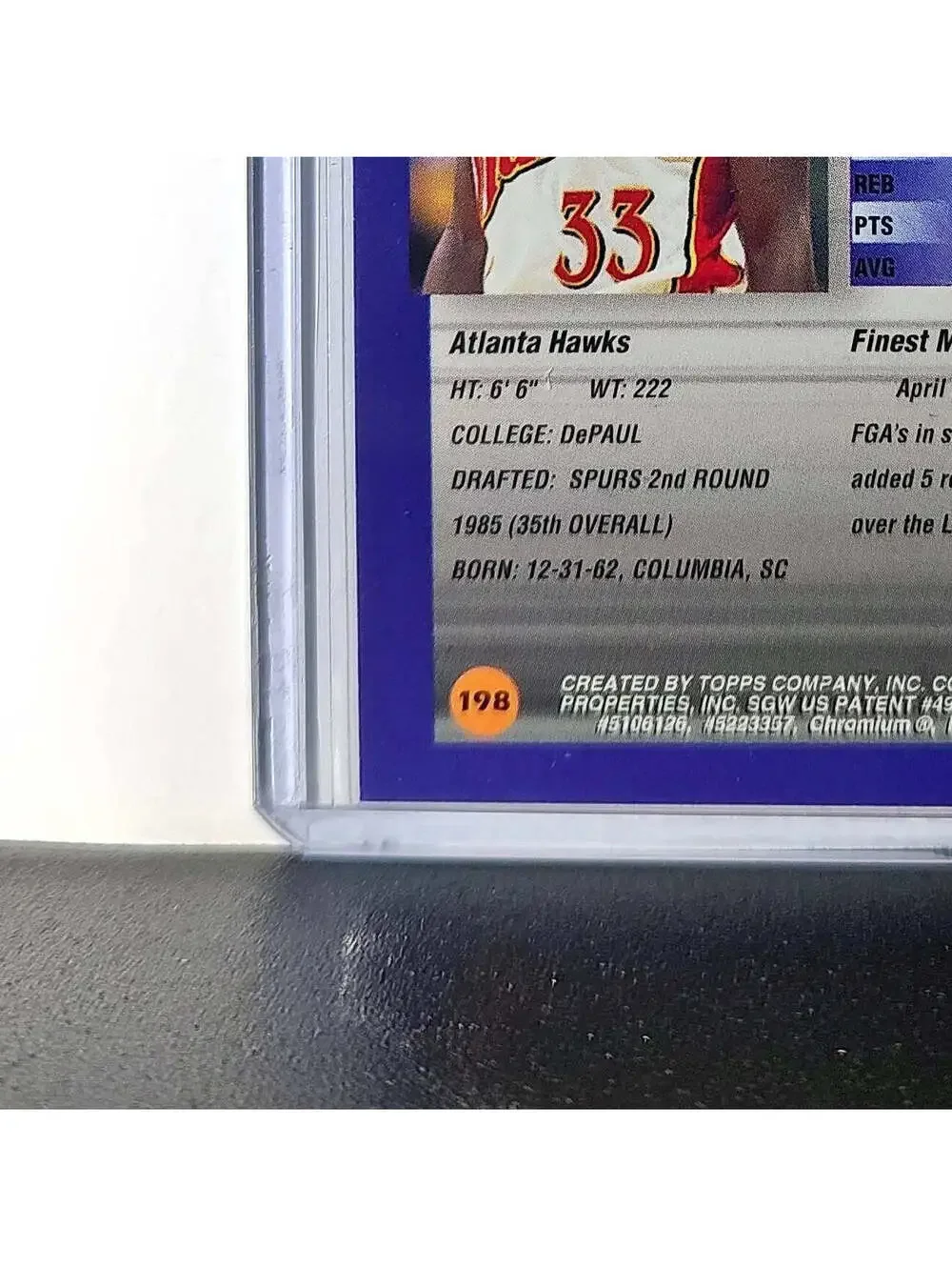 Tyrone Corbin 1994-95 Topps Finest #198 Basketball Card